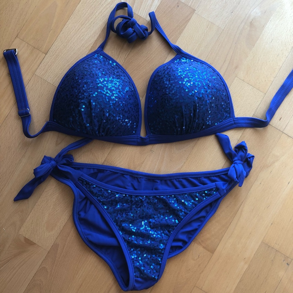 Venus Blue Sparkle Bikini
